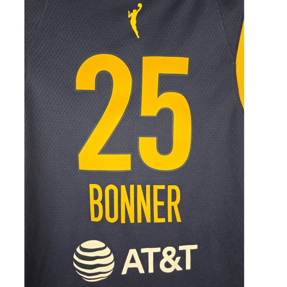 Indiana Fever Bonner 25 WNBA Jersey Womens Medium Blue Nike Explorer Edition New - Picture 5 of 11